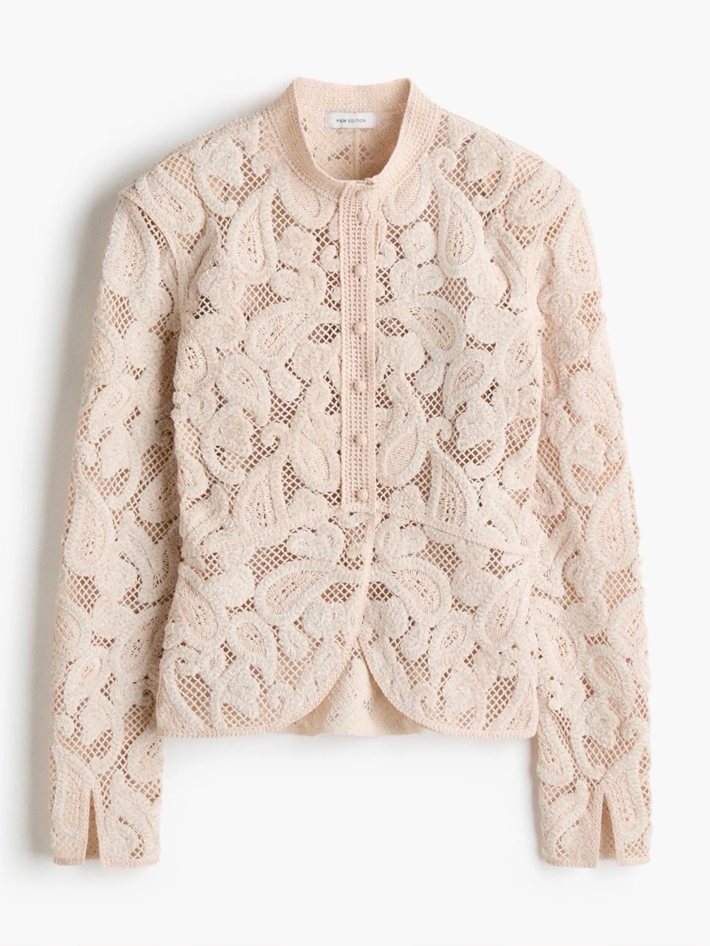 APPLIQUÉD MESH JACKET NWT